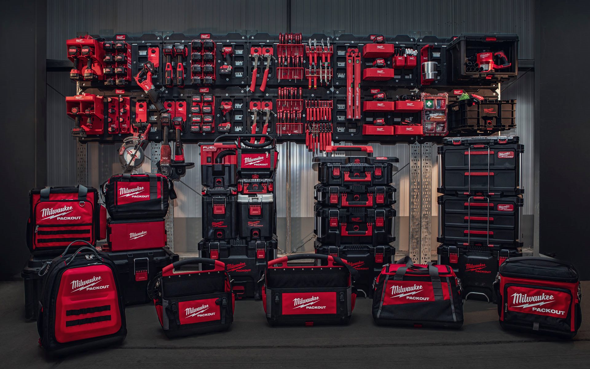 Milwaukee Tools Système de rangement Packout Milwaukee Tools France